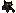 a pixelated top half of a black cat